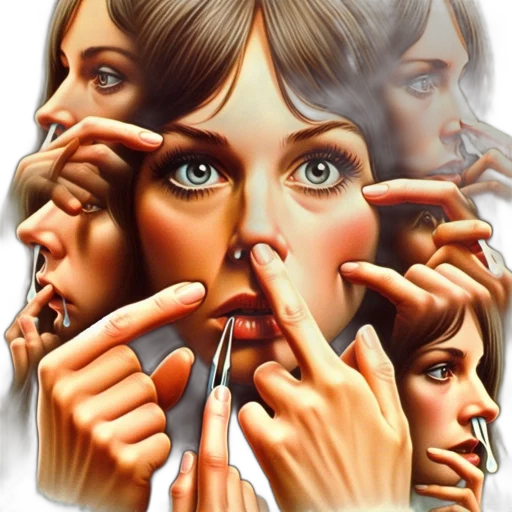 face, jewelry, mask, photorealistic transparent PNG cut-out