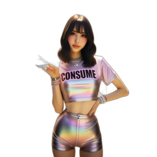 dress, jacket, robot, creature transparent PNG cut-out