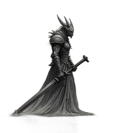 sword, staff, dragon, weapon transparent PNG cut-out