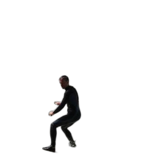shoes, staff, weapon, jacket transparent PNG cut-out