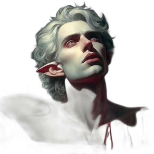 face, concept art, fantasy art, photorealistic transparent PNG cut-out