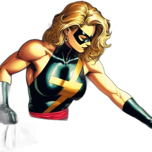 comic book art, concept art, cartoon, female transparent PNG cut-out