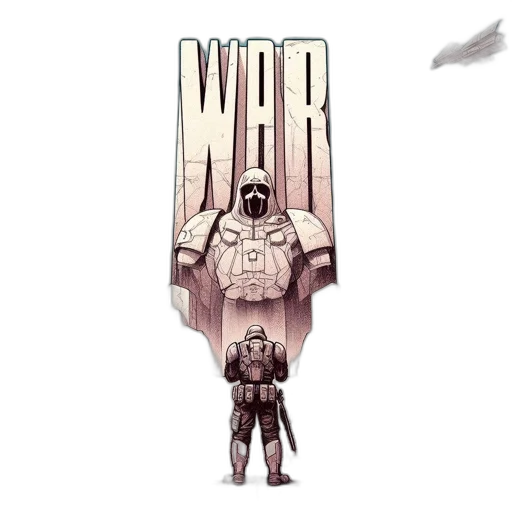 robot, weapon, concept art, comic book art transparent PNG cut-out