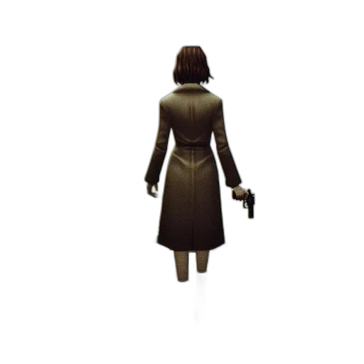staff, dress, jacket, weapon transparent PNG cut-out