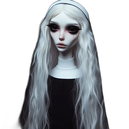 creature, face, mask, dress transparent PNG cut-out