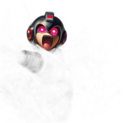robot, weapon, mask, staff transparent PNG cut-out