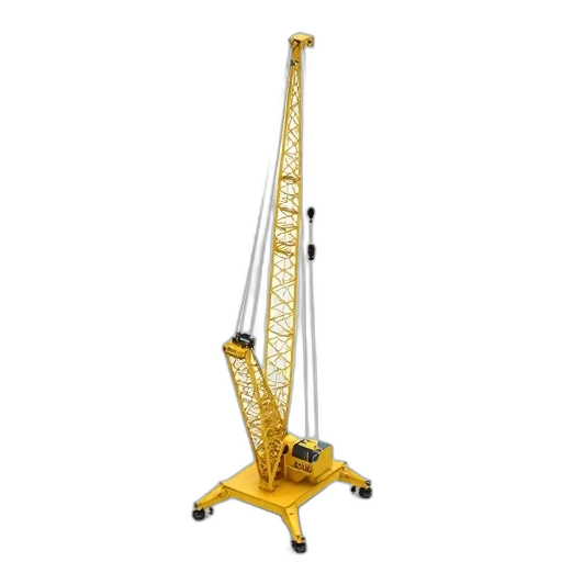 staff, weapon, yellow, crane transparent PNG cut-out