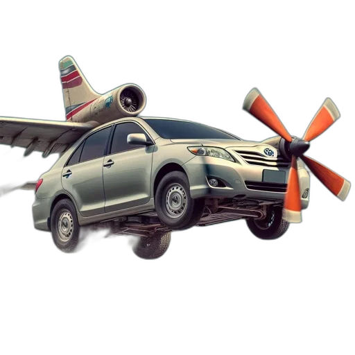 car, weapon, 3d render, concept art transparent PNG cut-out