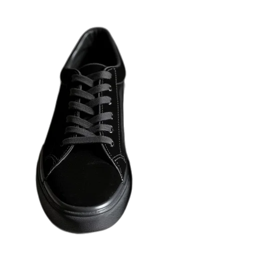 shoes, 3d render, monochrome, dark transparent PNG cut-out