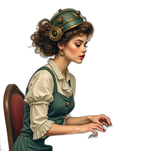 staff, dress, jewelry, hat transparent PNG cut-out