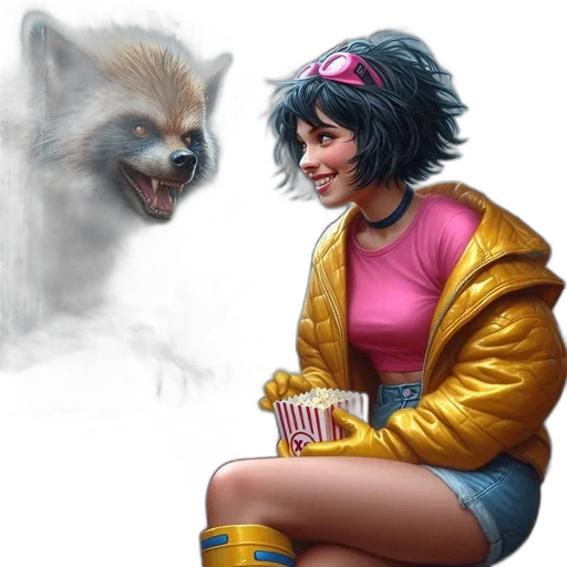 creature, jacket, animal, concept art transparent PNG cut-out