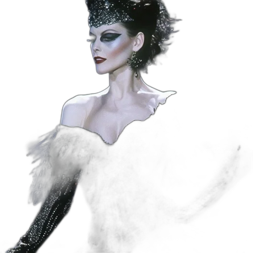 mask, crown, dress, fantasy art transparent PNG cut-out