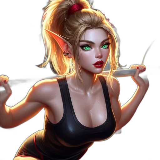 staff, fantasy art, concept art, pixel art transparent PNG cut-out
