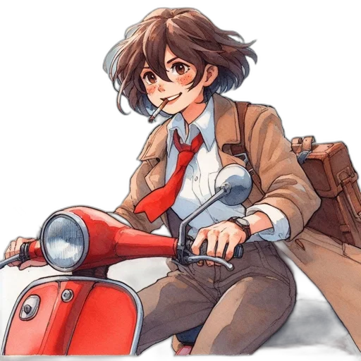 car, jacket, robot, weapon transparent PNG cut-out