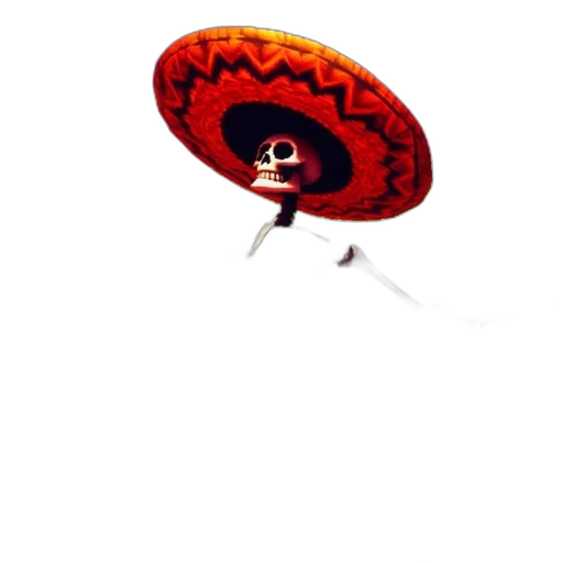 hat, umbrella, staff, jacket transparent PNG cut-out