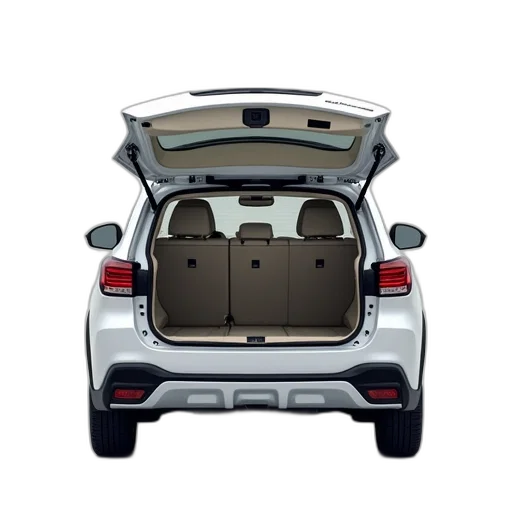 car, furniture, 3d render, white transparent PNG cut-out