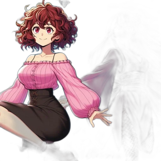 dress, creature, concept art, watercolor transparent PNG cut-out
