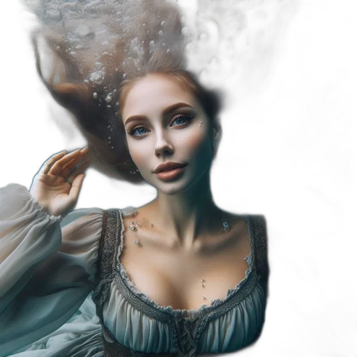 dress, mask, face, jewelry transparent PNG cut-out