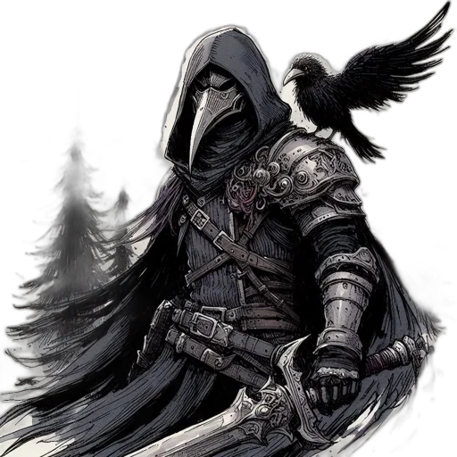 mask, sword, weapon, staff transparent PNG cut-out