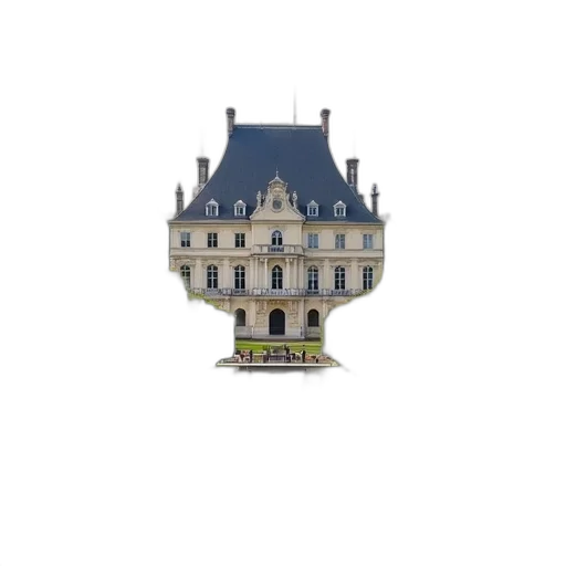 building, furniture, crown, 3d render transparent PNG cut-out