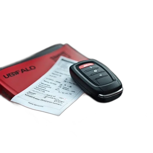 black, car, key, fob transparent PNG cut-out