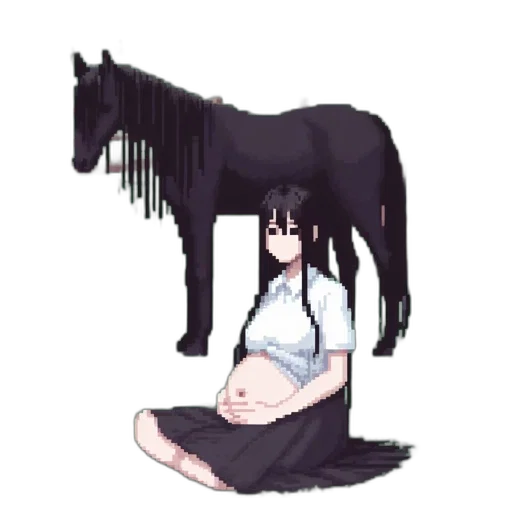 creature, animal, hair, staff transparent PNG cut-out