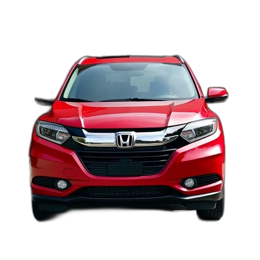 car, red, honda, suv transparent PNG cut-out