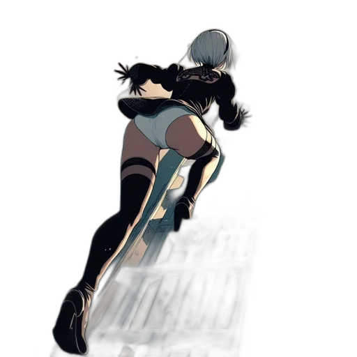 weapon, sword, robot, staff transparent PNG cut-out