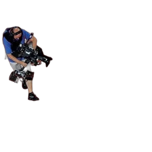 robot, weapon, staff, creature transparent PNG cut-out