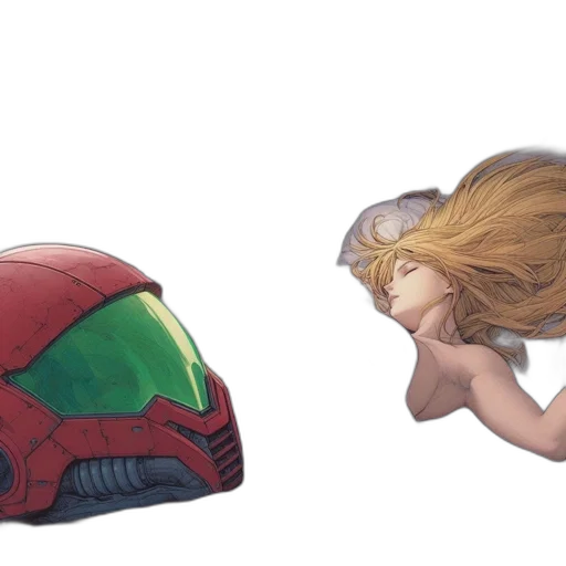 hair, mask, hat, robot transparent PNG cut-out