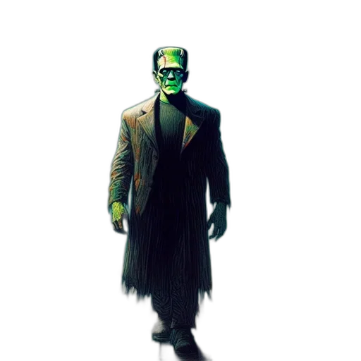 mask, creature, robot, jacket transparent PNG cut-out