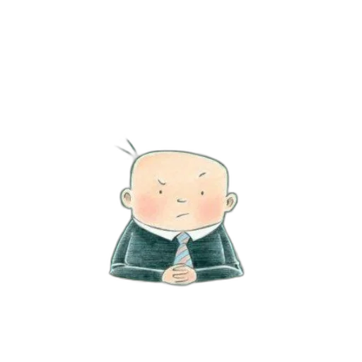 staff, jacket, face, cartoon transparent PNG cut-out