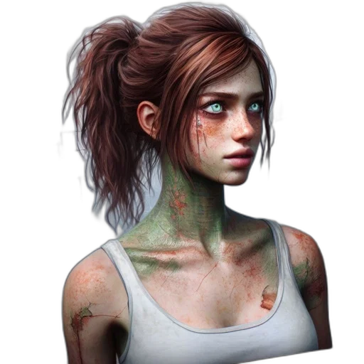 face, concept art, fantasy art, photorealistic transparent PNG cut-out