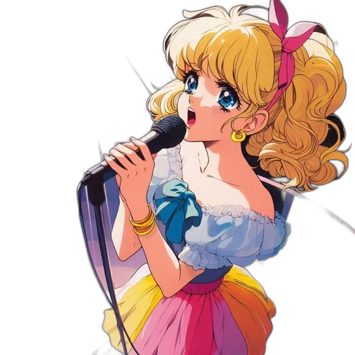 staff, dress, cartoon, anime transparent PNG cut-out