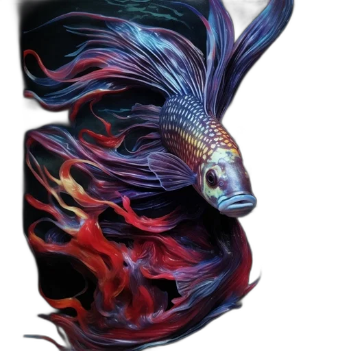 mask, dragon, hair, creature transparent PNG cut-out