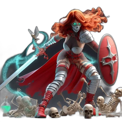 concept art, fantasy art, pixel art, comic book art transparent PNG cut-out