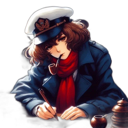 hat, staff, jacket, crown transparent PNG cut-out