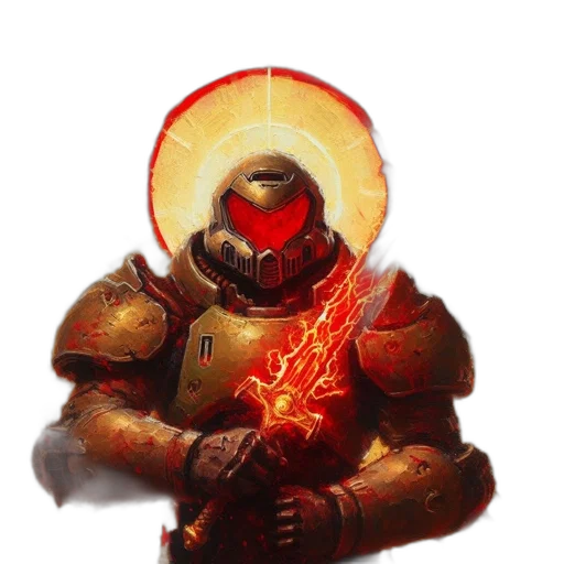 robot, sword, weapon, jacket transparent PNG cut-out