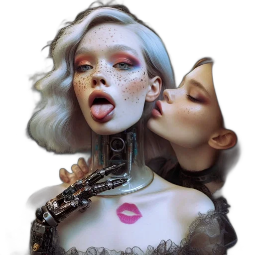face, mask, jewelry, robot transparent PNG cut-out