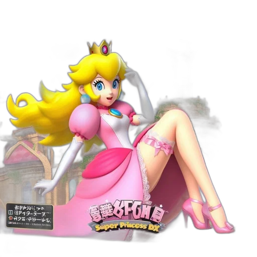 crown, dress, concept art, 3d render transparent PNG cut-out