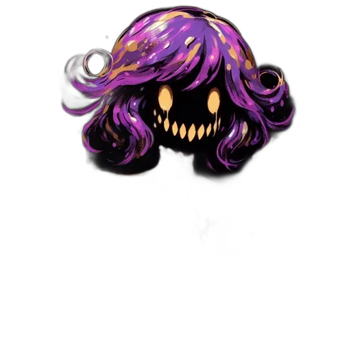 mask, creature, crown, hair transparent PNG cut-out