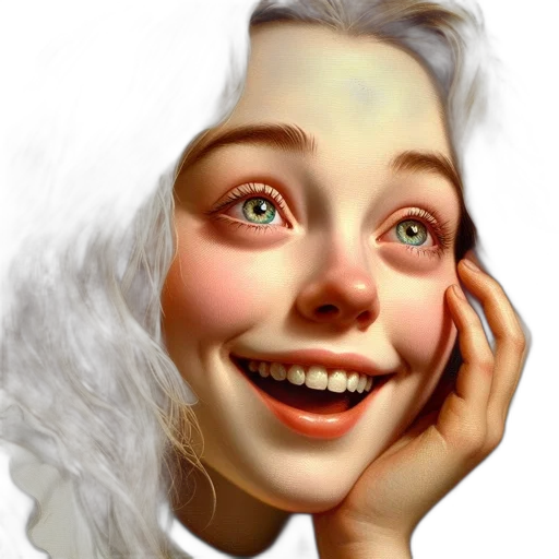 face, robot, photorealistic, concept art transparent PNG cut-out