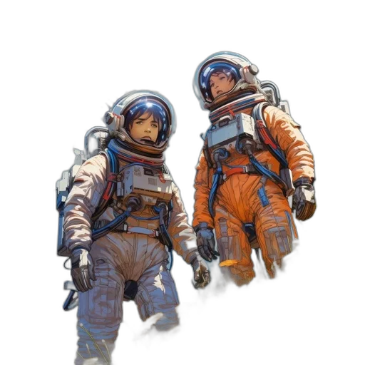 jacket, staff, concept art, 3d render transparent PNG cut-out