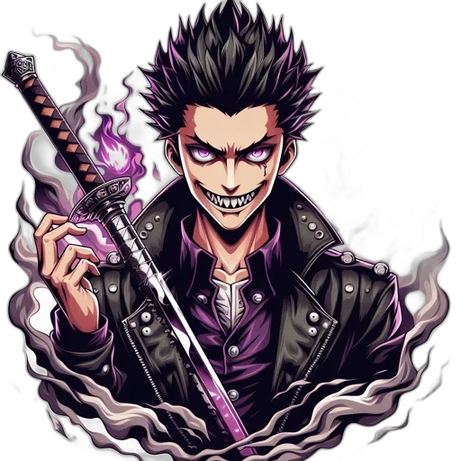 staff, jacket, weapon, pixel art transparent PNG cut-out