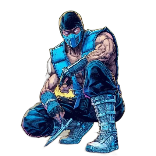 mask, sword, weapon, comic book art transparent PNG cut-out