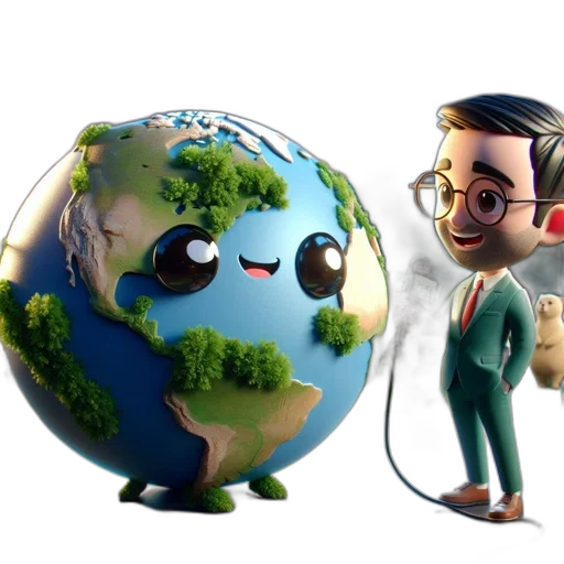 3d render, concept art, cartoon, fantasy art transparent PNG cut-out