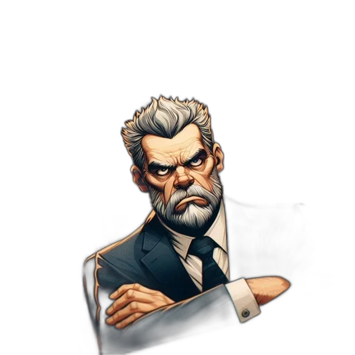 staff, face, concept art, comic book art transparent PNG cut-out
