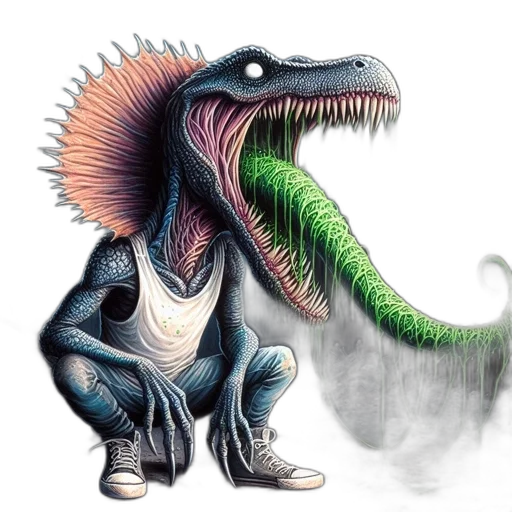 dragon, creature, animal, concept art transparent PNG cut-out