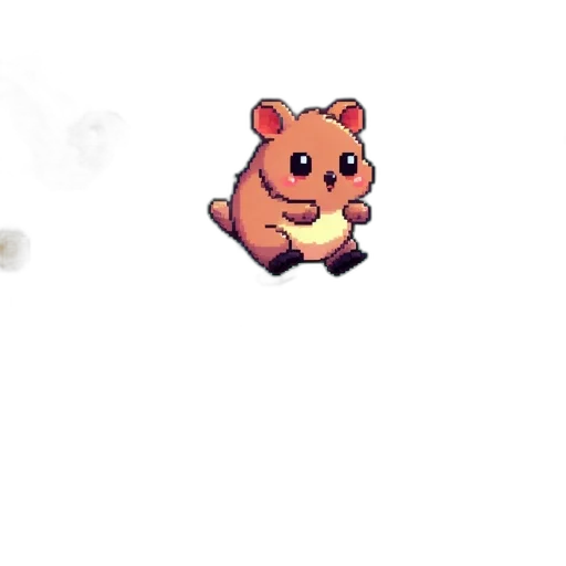 creature, animal, pixel art, concept art transparent PNG cut-out
