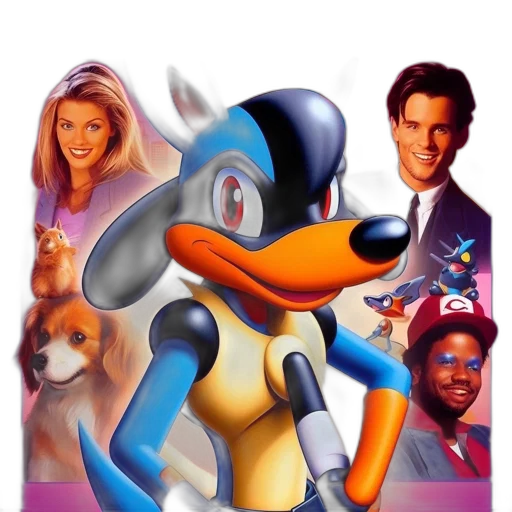 concept art, 3d render, cartoon, parody transparent PNG cut-out